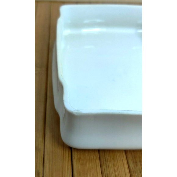 Vintage Rare Glossy Ceramic Art Trinket Box w/ Leaping Deer on Top Cover - 6x5" - Picture 11 of 12